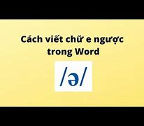 Chữ Ngu Viết Ngược