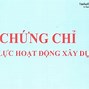 Chứng Chỉ Xây Dựng Hạng 1