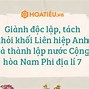 Tên 17 Nước Châu Phi Giành Độc Lập Năm 1960